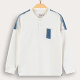 A. Tencel &amp; Model Shirt - Beige