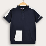 Tencel &amp; Model Shirt - Navy