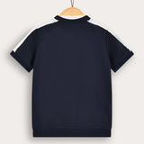 Tencel &amp; Model Shirt - Navy