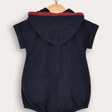 Tencel &amp; Modal Overalls - Navy