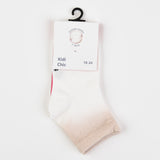 Ombre Ribbed Socks - Beige