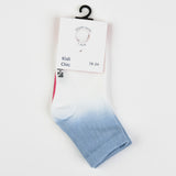 Ombre Ribbed Socks - Jeans