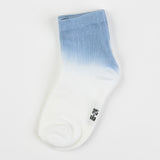 Ombre Ribbed Socks - Jeans