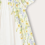 Floral dress - white
