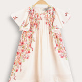 Floral dress - beige