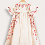 Floral dress - beige