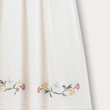 Midi dress with special finish - beige
