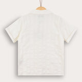 Shirt + lapel - white