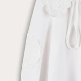 Elegant shirt with collar - white