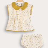 Floral set with - yellow