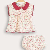 Floral set with - pink