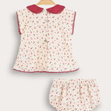 Floral set with - pink