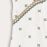 Baby Embroidery Envelope Set - Green