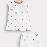 Baby Embroidery Envelope Set - Green