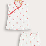 Baby Set Embroidery Envelope - Pink