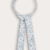 Twilly Print Ribbon - Blue