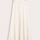 Crochet skirt - beige