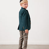 Elegant jacket with pockets - green