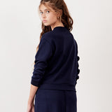 Potter shirt with velvet emblem - Navy