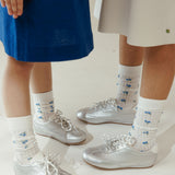 Flat sneakers - silver